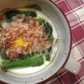 きなこりん's cooksnap of when they made アスパラと卵のチーズココット風.