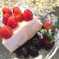 amenameru's cooksnap of when they made 春です✿簡単♪苺風味のレアチーズケーキ✿.