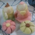 心春☆'s cooksnap of when they made 栗の上品和菓子を簡単に☆栗ねりきり.