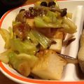 もうらん's cooksnap of when they made 春キャベツと厚揚げのペペロンチーノ風.