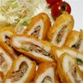nanairo26's cooksnap of when they made 餃子種リメイク！ちくわ餃子。.