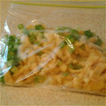 鈴ピヨ's cooksnap of when they made 油揚げ＆小ねぎ♡便利な冷凍具.