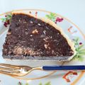 nyapple's cooksnap of when they made 低カロリー！冷たいチョコ☆タルト、簡単！.