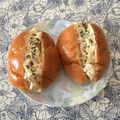 puniＫ's cooksnap of when they made 湖北名物サラダパン♪（たくあんパン）.