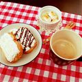hitomi＊＊'s cooksnap of when they made ジンジャーハニーカフェオレ*+。.
