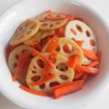 ＊taiyou＊'s cooksnap of when they made 甘辛★れんこんとにんじんのきんぴら.