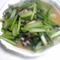 黒＊にゃんこ's cooksnap of when they made 小松菜☆中華炒め.