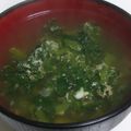 うささお's cooksnap of when they made 春菊と卵のすまし汁.