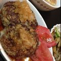 KAHo327's cooksnap of when they made ふわっとジューシー♪えのきハンバーグ.
