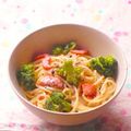 しやわし's cooksnap of when they made スモークサーモンのクリームパスタ.