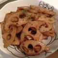 ジンジン38's cooksnap of when they made れんこんのアンチョビバター醤油.
