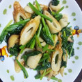 kanon0208's cooksnap of when they made 簡単！ほうれん草とちくわのバター炒め♪.
