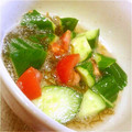 朝日えっちゅん's cooksnap of when they made カップもずくのトマトきゅうり和え☆.