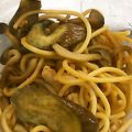 ★まゆこ's cooksnap of when they made 茄子と鶏ひき肉の和風パスタ.