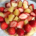 ゆうちゃちゃん's cooksnap of when they made ☆ホットケーキミックスでイチゴタルト☆.