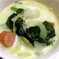 yukanaaa's cooksnap of when they made ほうれん草のジンジャーミルクスープ.