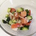 みやはな's cooksnap of when they made トマトときゅうりのサラダ.