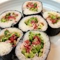 caname's cooksnap of when they made くるくる～☆ハムきゅうりのり巻き☆.