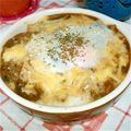 akane1125's cooksnap of when they made 超簡単でうまい！卵のっけ焼きチーズカレー.