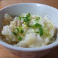 あcha's cooksnap of when they made 簡単！ふわとろ鶏ネギ雑炊♪お夜食にも最適.