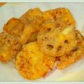 pｉchan's cooksnap of when they made 冷凍野菜でもう1品♪れんこんのフライ.