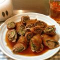 ちいちゃん太郎's cooksnap of when they made 簡単♪豚肉とレタスのくるくるポン酢焼き♪.