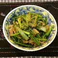 ちぃる's cooksnap of when they made 簡単！5分で！小松菜と揚げの油炒め.