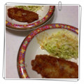 ローズ☆ドバイ's cooksnap of when they made 卵と小麦粉を使わない☆ヘルシーとんかつ☆.