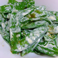 ＊まめゴマ＊'s cooksnap of when they made もやしと絹さやのワサビマヨ醤油.