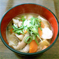 しゅえきーら's cooksnap of when they made 大分のだんご汁.