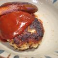 細雪里's cooksnap of when they made 鶏挽き肉でヘルシーハンバーグゥ◉.