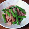 じゅん♪'s cooksnap of when they made アスパラとハム、ポン酢おつまみ.