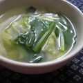 えみんちゅ＊'s cooksnap of when they made 白菜・小松菜の中華風スープ.