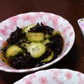 saetv's cooksnap of when they made きくらげときゅうりの酢の物.