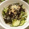 tocchilove's cooksnap of when they made 水菜ときゅうり de 中華マリネ.