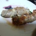 りずまろ's cooksnap of when they made シンプルで簡単♪菜の花とチーズの豚巻き焼.
