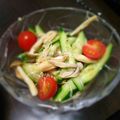 oneday501's cooksnap of when they made つるつるきのこのサラダ☆.