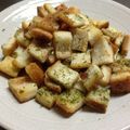 ごんたいぬ's cooksnap of when they made ＨＢのパン耳で！コンソメパンチ味おやつ★.
