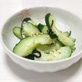 ぱふ's cooksnap of when they made 簡単！胡瓜とごま昆布ふりかけのお漬物。.