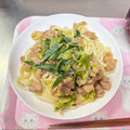 Monry's cooksnap of when they made 鶏ネギ塩のとろとろ焼きうどん.
