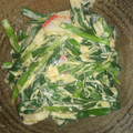 ★ナツミ★'s cooksnap of when they made ♡にらとかまぼこのマヨ炒め.