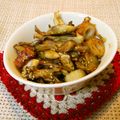 nekoland's cooksnap of when they made お弁当にどうぞ❤ 竹輪と舞茸のきんぴら風.