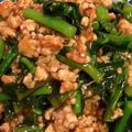 zyagagori's cooksnap of when they made 優しい味♪菜の花の鶏そぼろ煮.