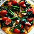 ぱふちい's cooksnap of when they made ほうれん草とベーコンのひと口Pizza.