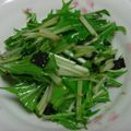 メグパク子's cooksnap of when they made 水菜だけ！シャキシャキ胡麻和え.