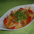 Jock's cooksnap of when they made セロリとトマトのマスタードマヨグラタン.