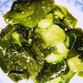 shinママ☆アッコ's cooksnap of when they made きゅうりとワカメと大葉まろやかゴマ酢の物.