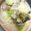 うしクマ's cooksnap of when they made キャベツとあさりのヘルシースープパスタ.