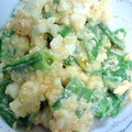 o6v6o's cooksnap of when they made 簡単☆きぬさやとゆで卵のサラダ.