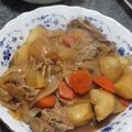 キャロライン藤元's cooksnap of when they made エノキ入り肉じゃが　お弁当のおかず.